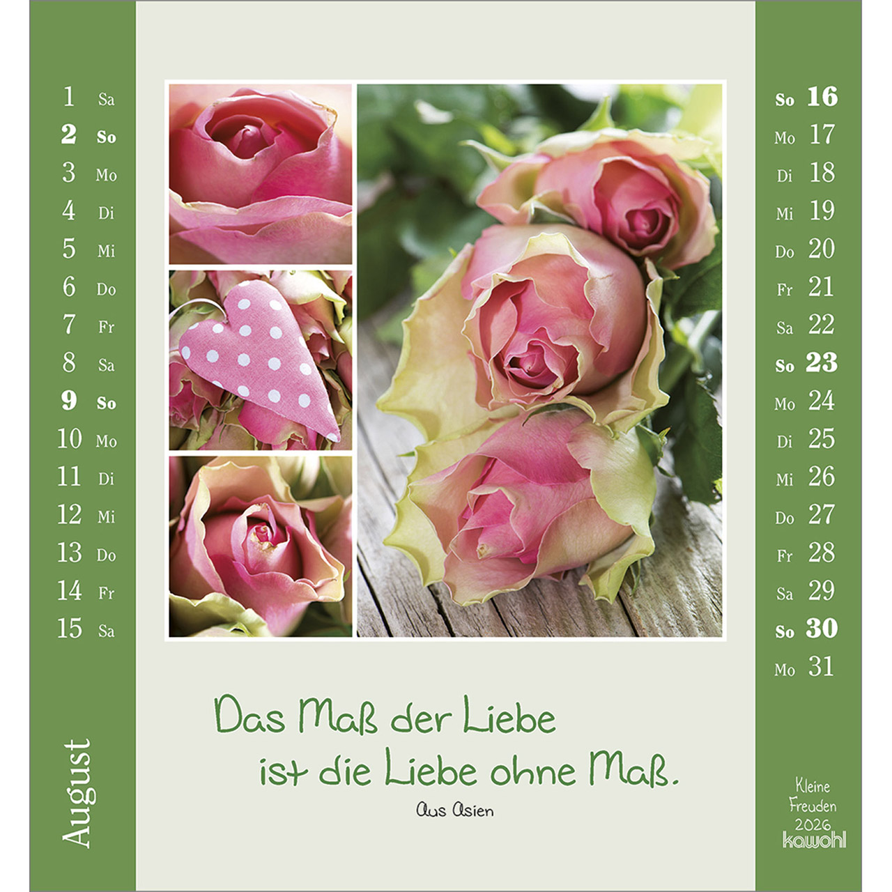 Tischkalender - Kleine Freuden 2026