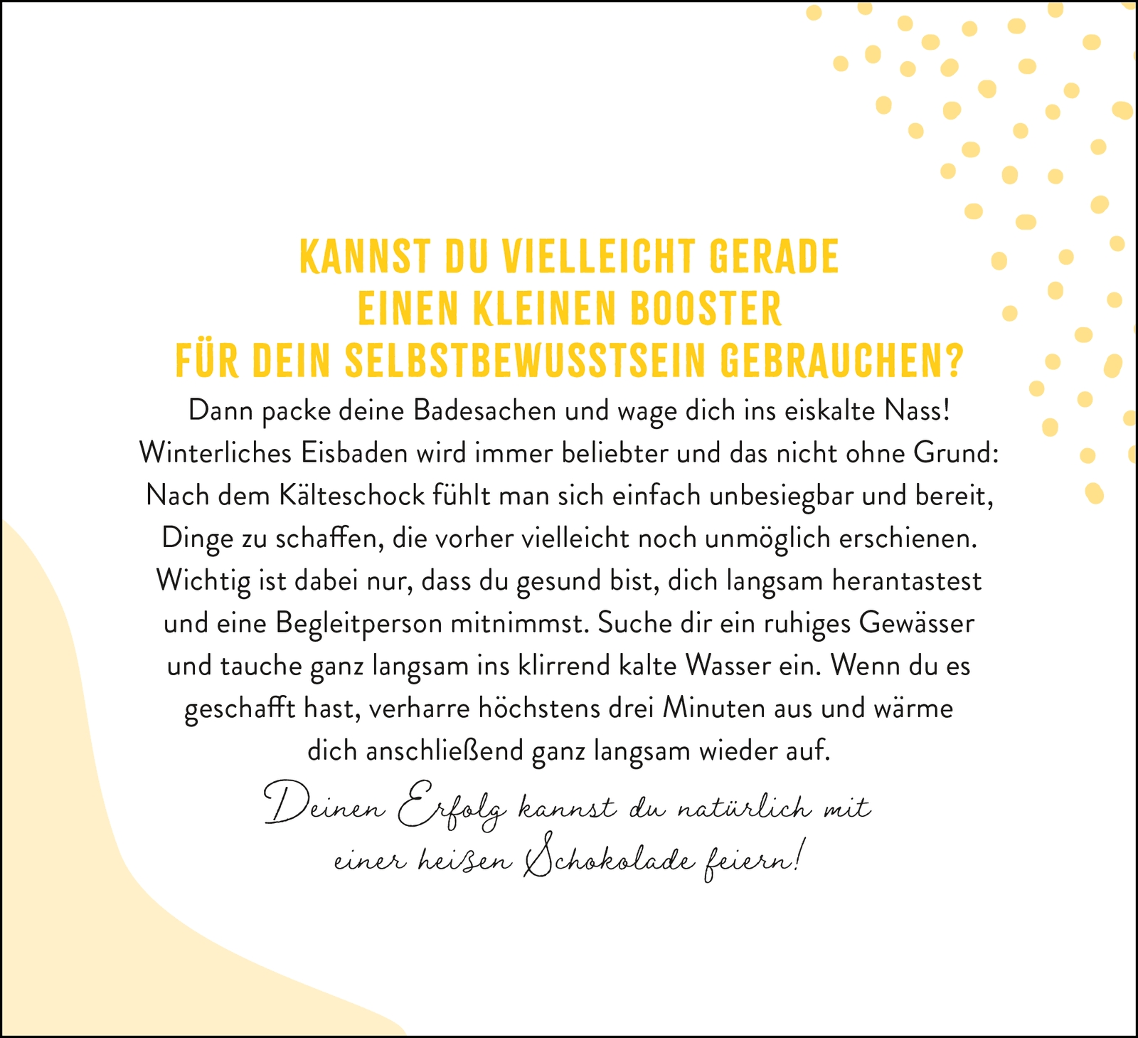 Aufstellkalender - Sei stark. Sei anders. Sei DU. 2027
