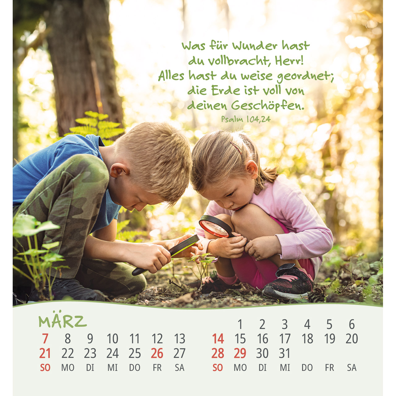 Aufstellkalender - Gott hat alle Kinder lieb 2027