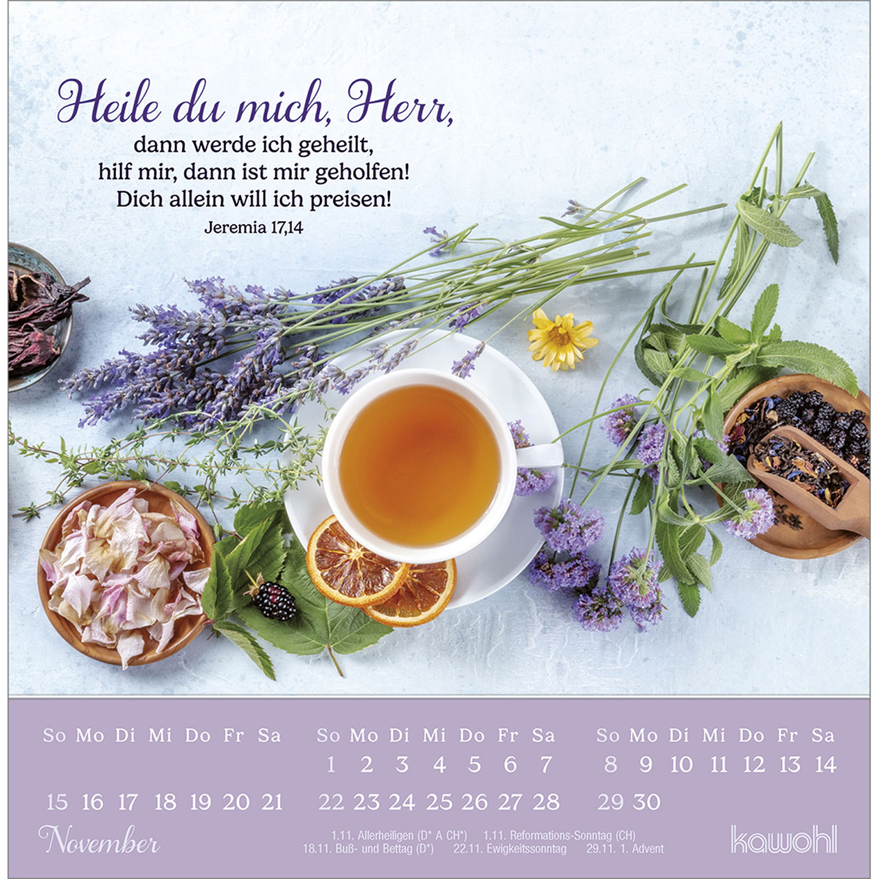 Postkartenkalender - Lieblingsworte für dich 2026