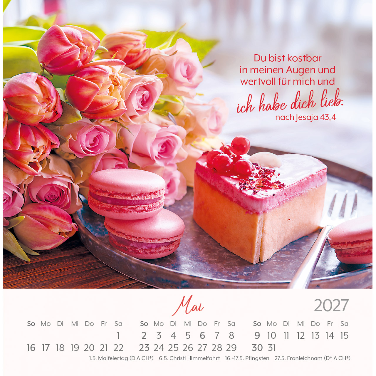 Postkartenkalender - Herzenswünsche 2027