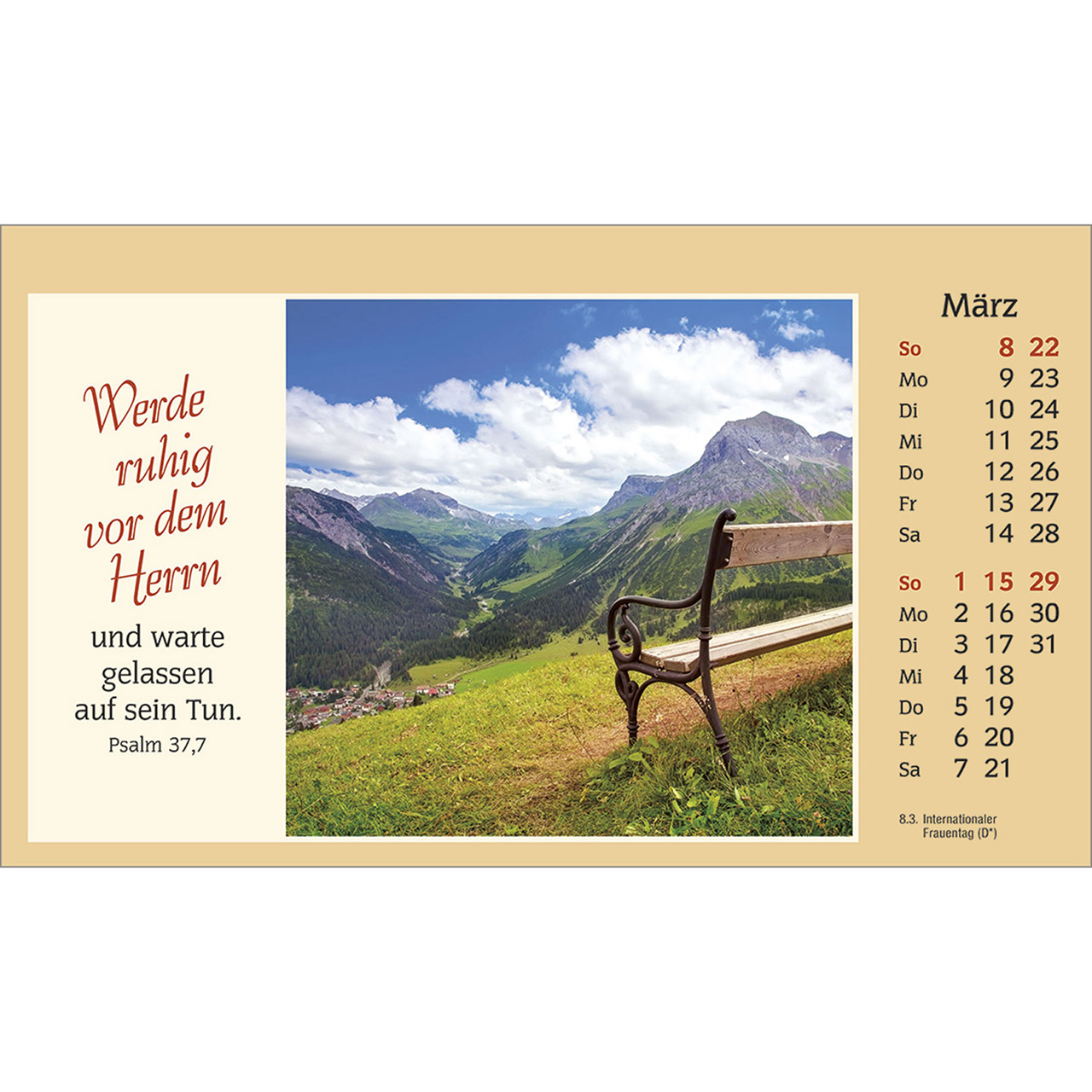 Tischkalender - Der kleine Begleiter 2026