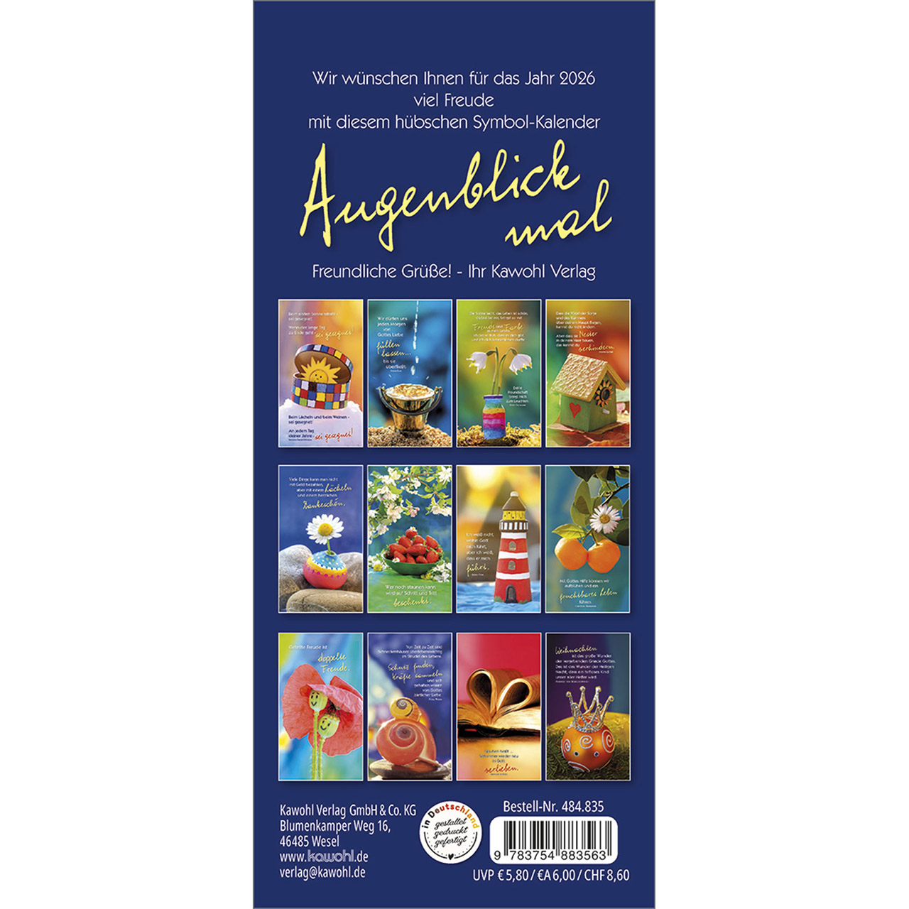 Tischkalender - Augenblick mal 2026