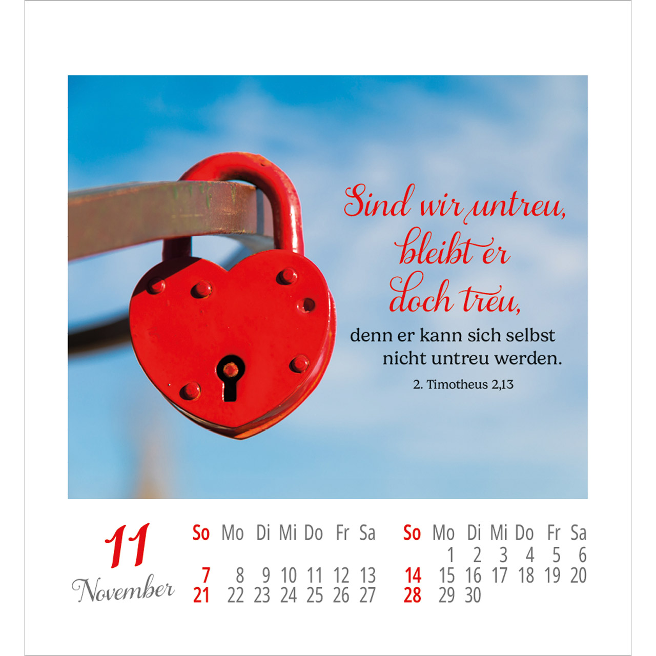 Aufkleberkalender - Lieblingsworte umgeben dich 2027
