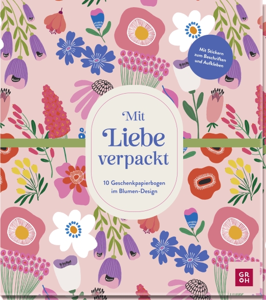 Geschenkpapier - Mit Liebe verpackt