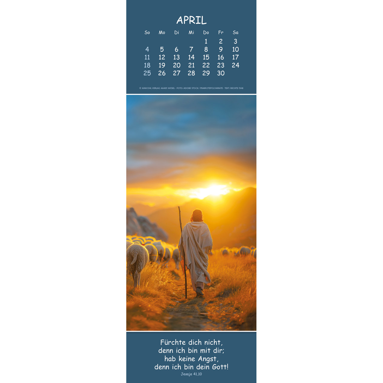Wandkalender - Gedanken des Friedens 2027