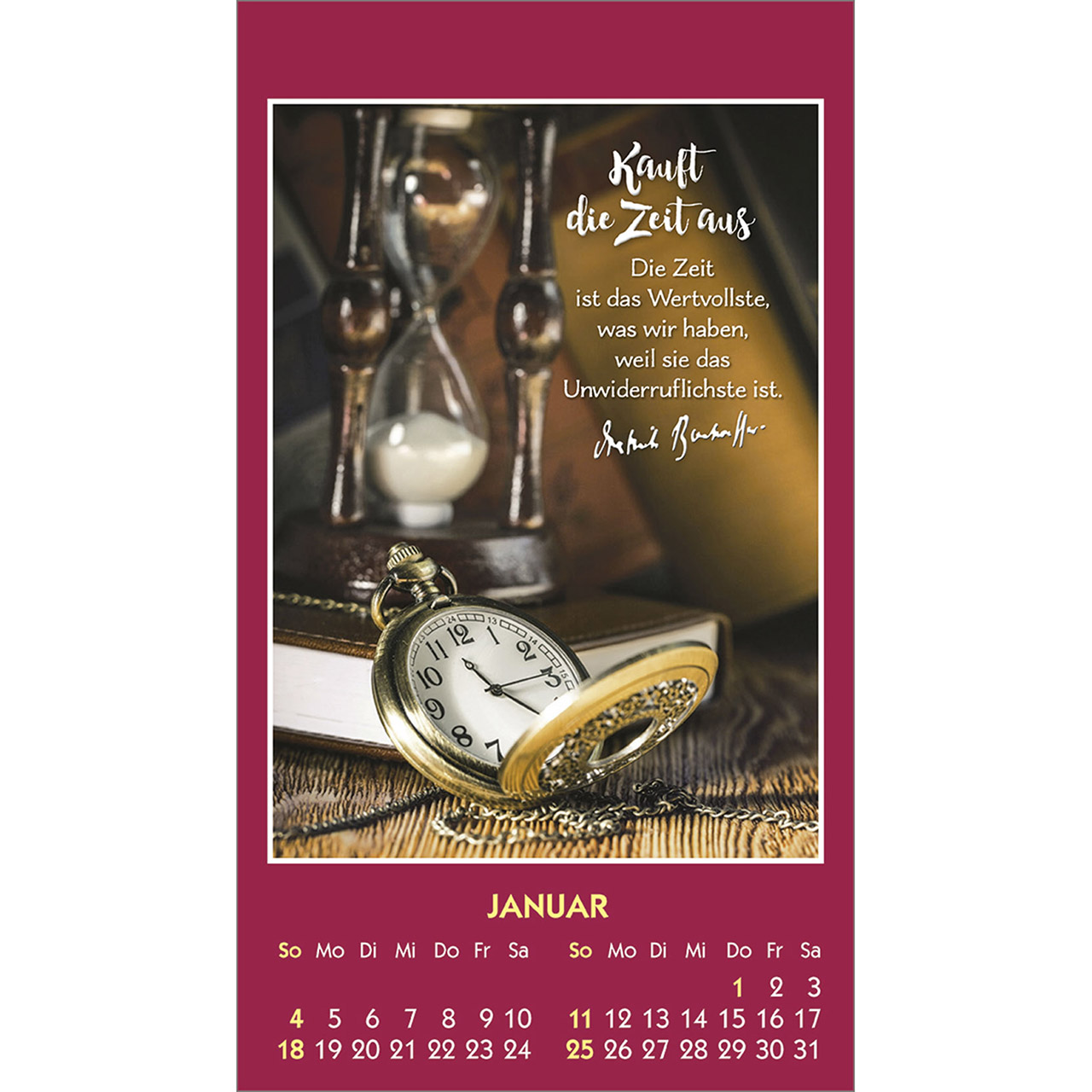 Aufkleberkalender - Gott ist bei dir 2026