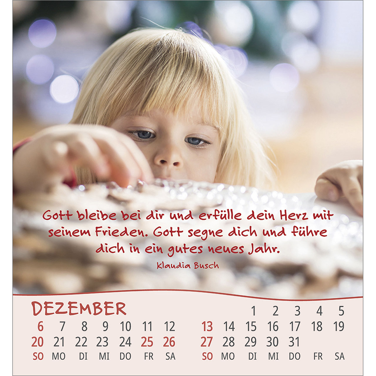 Tischkalender - Gott hat alle Kinder lieb 2026