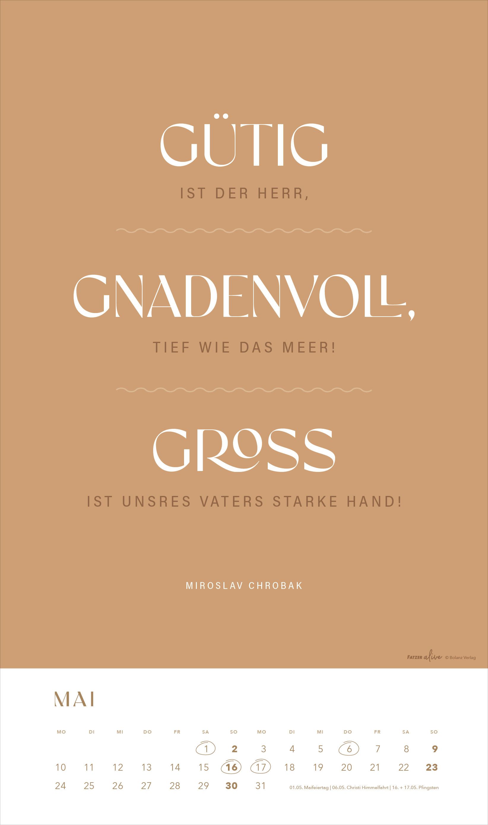 Posterkalender - Glaube im Alltag 2027 Posterkalender