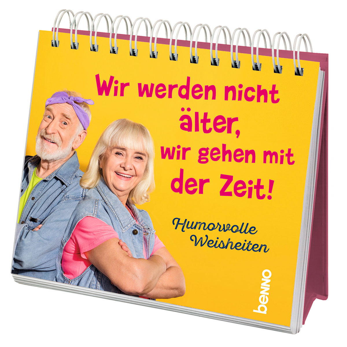 Aufstellbuch - Wir werden nicht älter, wir gehen mit der Zeit - Mann Frau