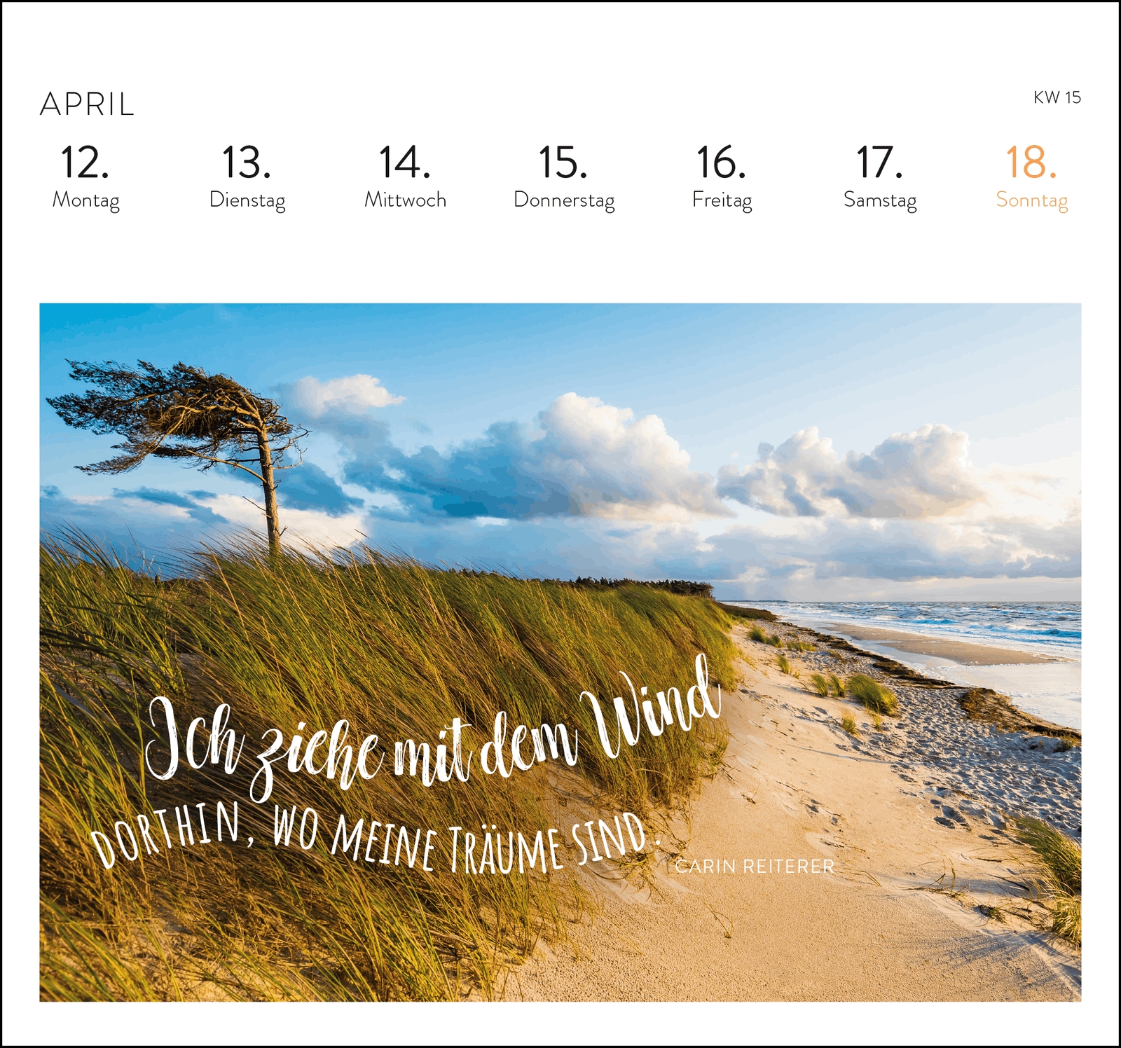 Postkartenkalender - Träume vom Meer 2027