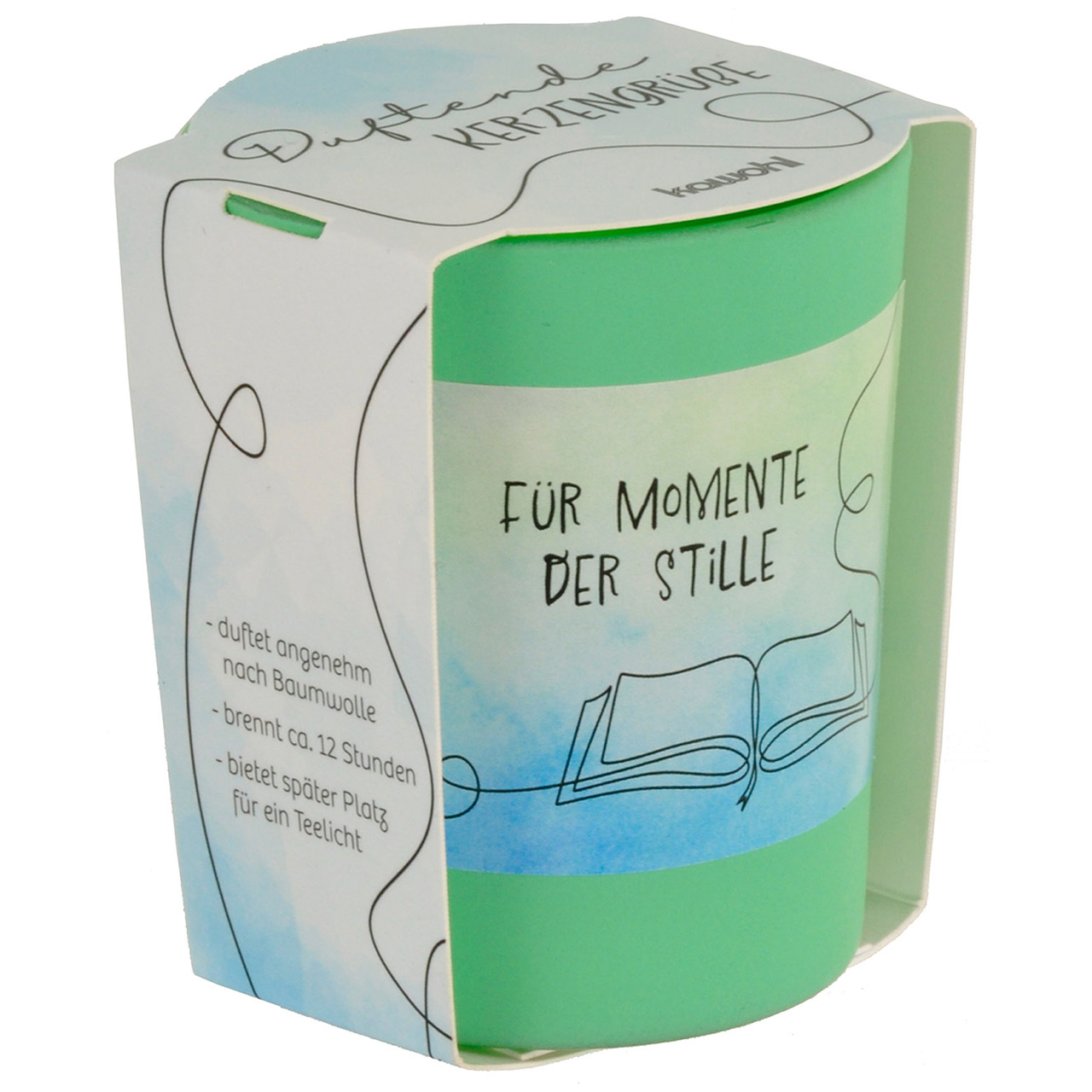 Duftkerze - Für Momente der Stille - Zeichnung Buch