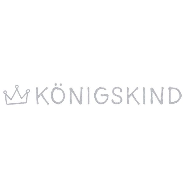 Aufkleber - Schriftzug 'Königskind' - Krone