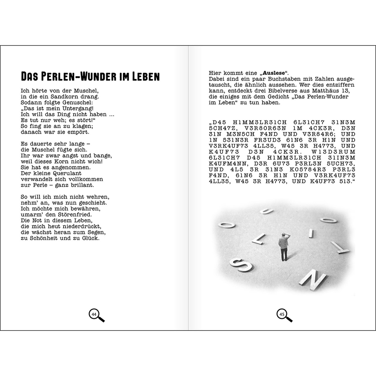 Buch - 52 Rätselandachten - Mann mit Laterne Buch