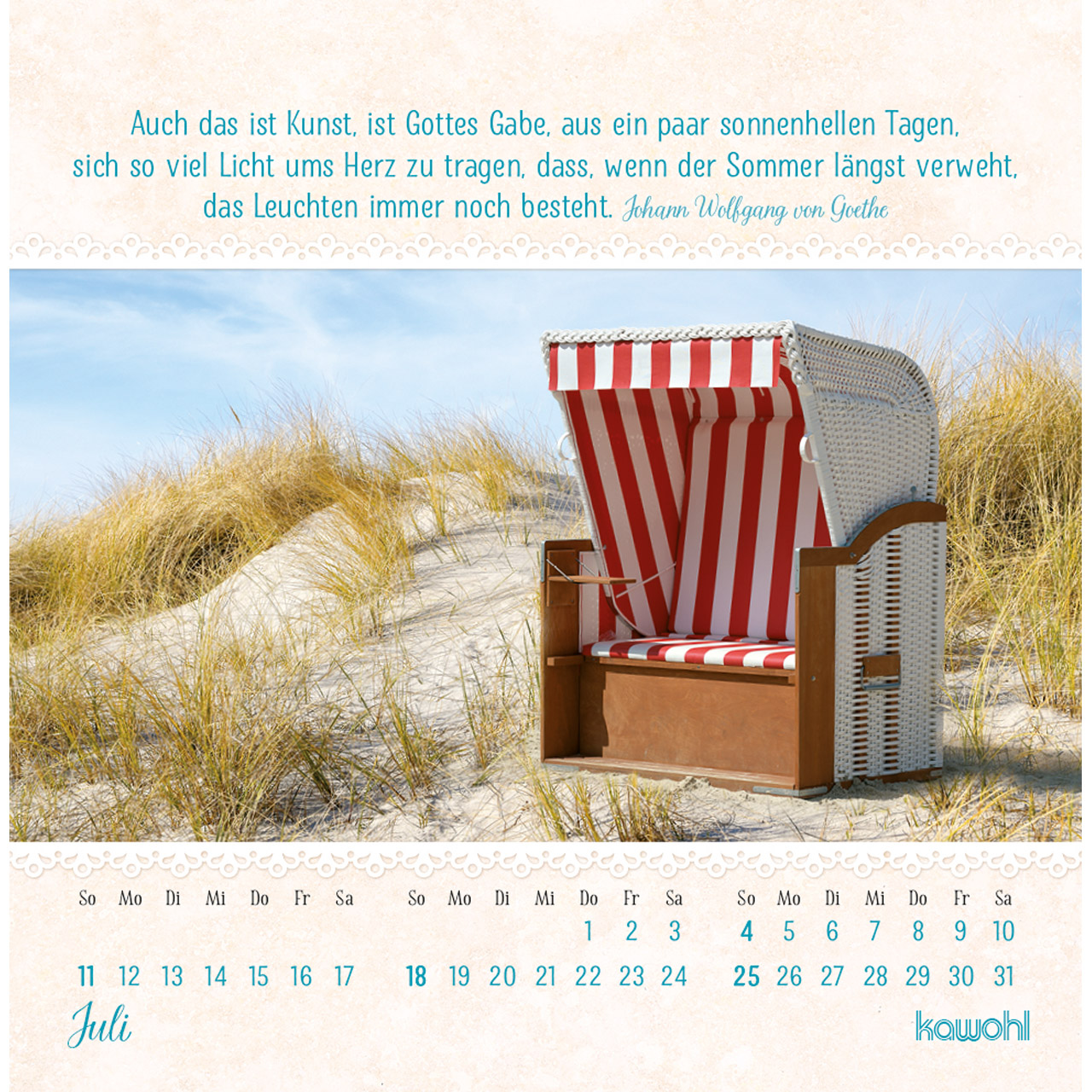 Postkartenkalender - Von Herzen gute Tage 2027