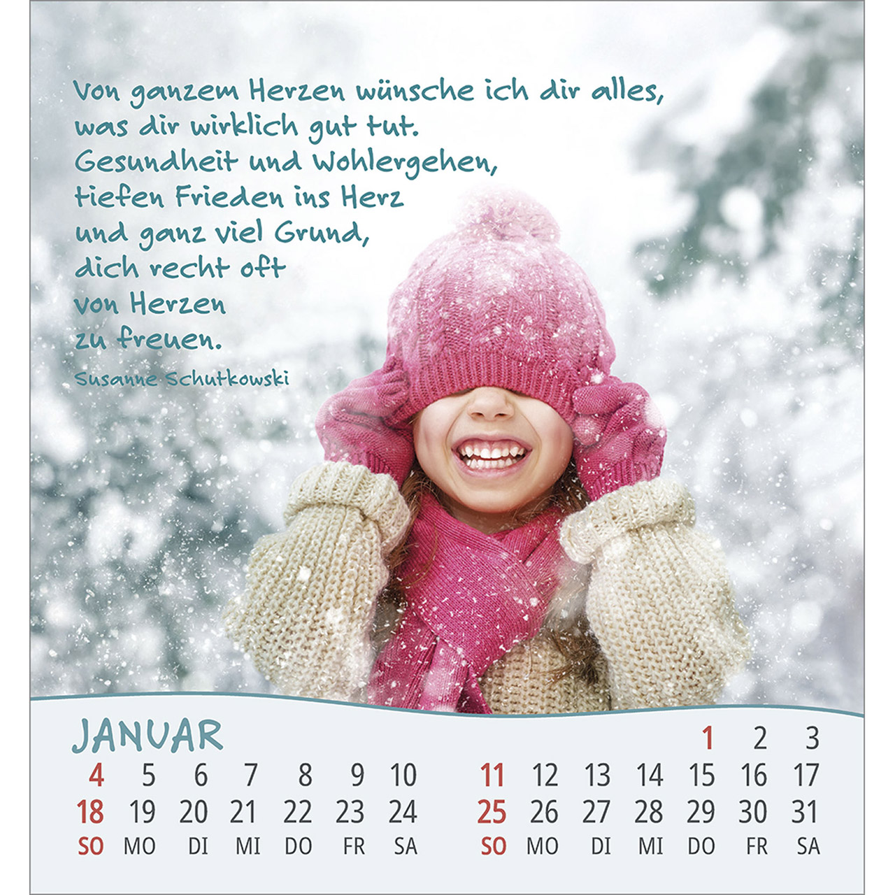 Tischkalender - Gott hat alle Kinder lieb 2026