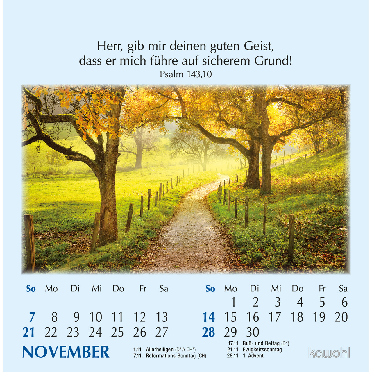 Postkartenkalender - Worte des Lebens 2027