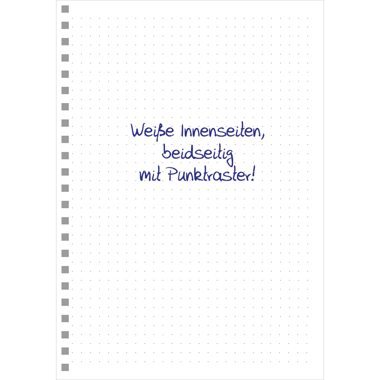 Notizbuch - Ich weiß nicht, wohin Gott mich führt - Leuchtturm Felsen Meer
