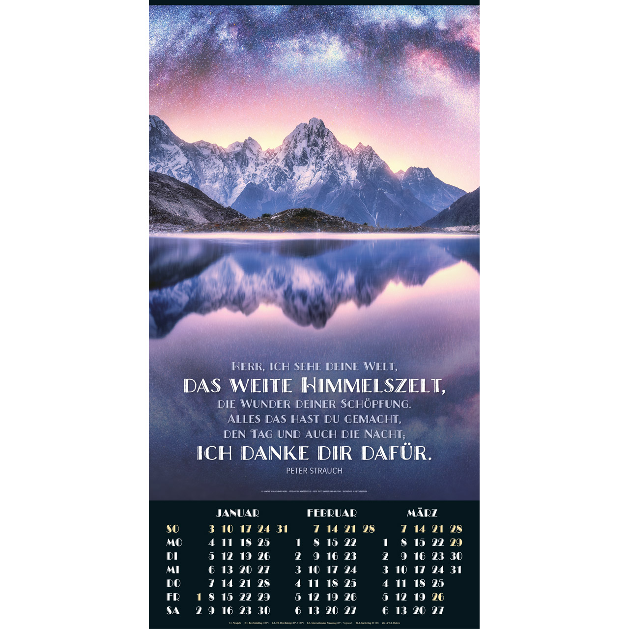 Posterkalender - Posterkalender 2027