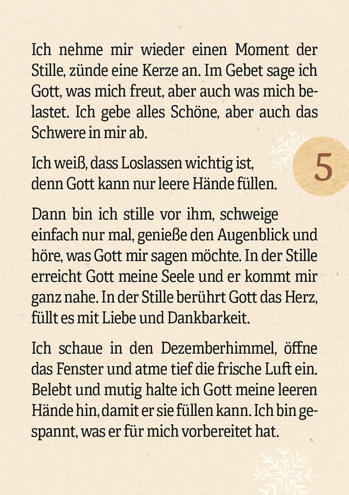 Adventskalender - 24 Lichtmomente in der Weihnachtszeit