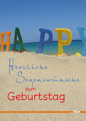 Herzliche Segenswünsche zum Geburtstag