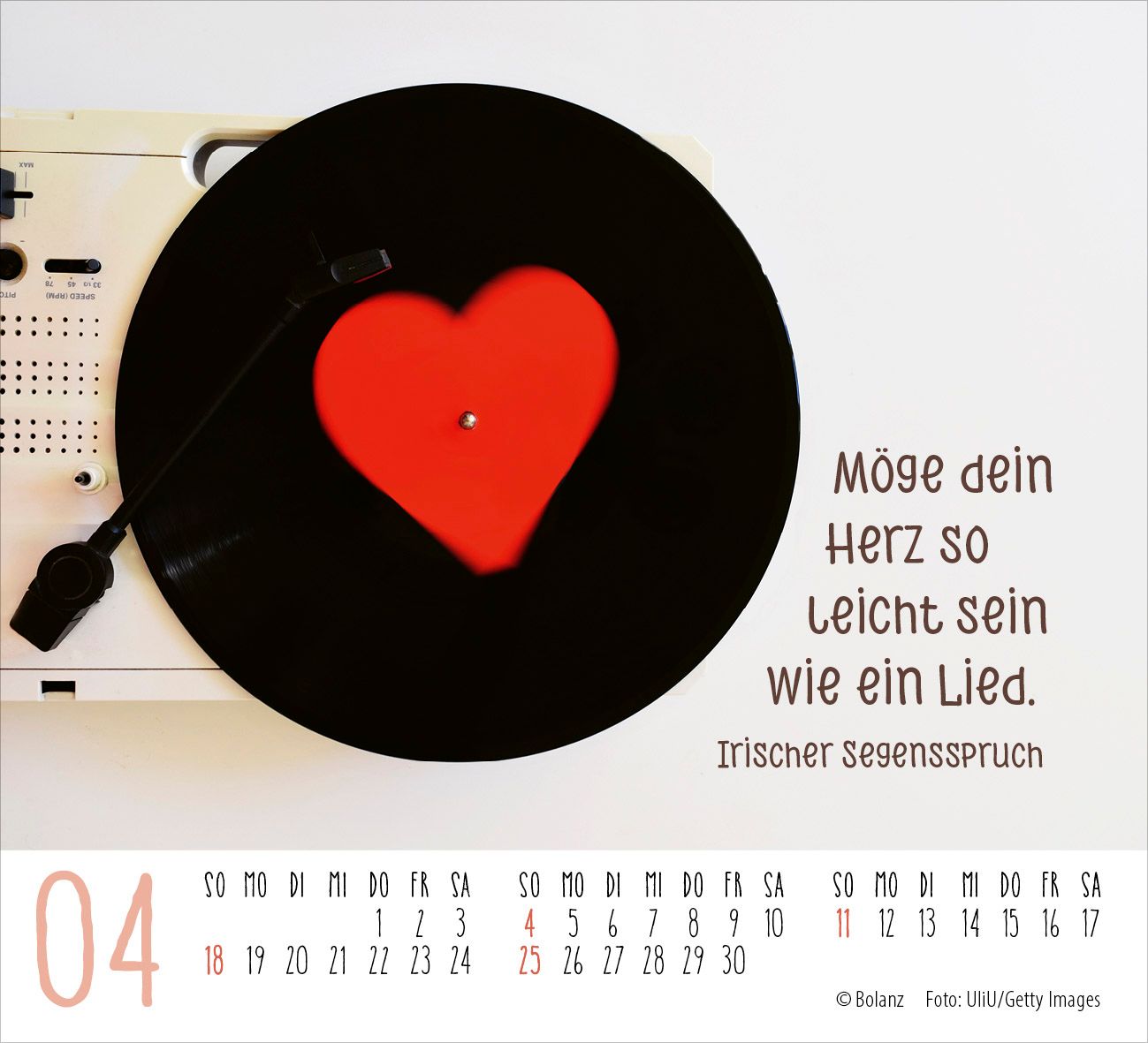 Aufstellkalender - Danke 2027 Minikalender