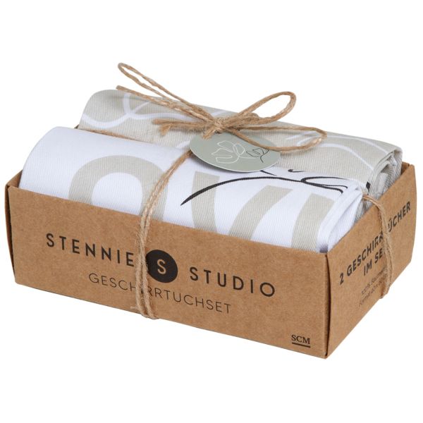 Geschirrtuch - Geschirrtuchset - Stennie Studio - Box Geschirrtücher