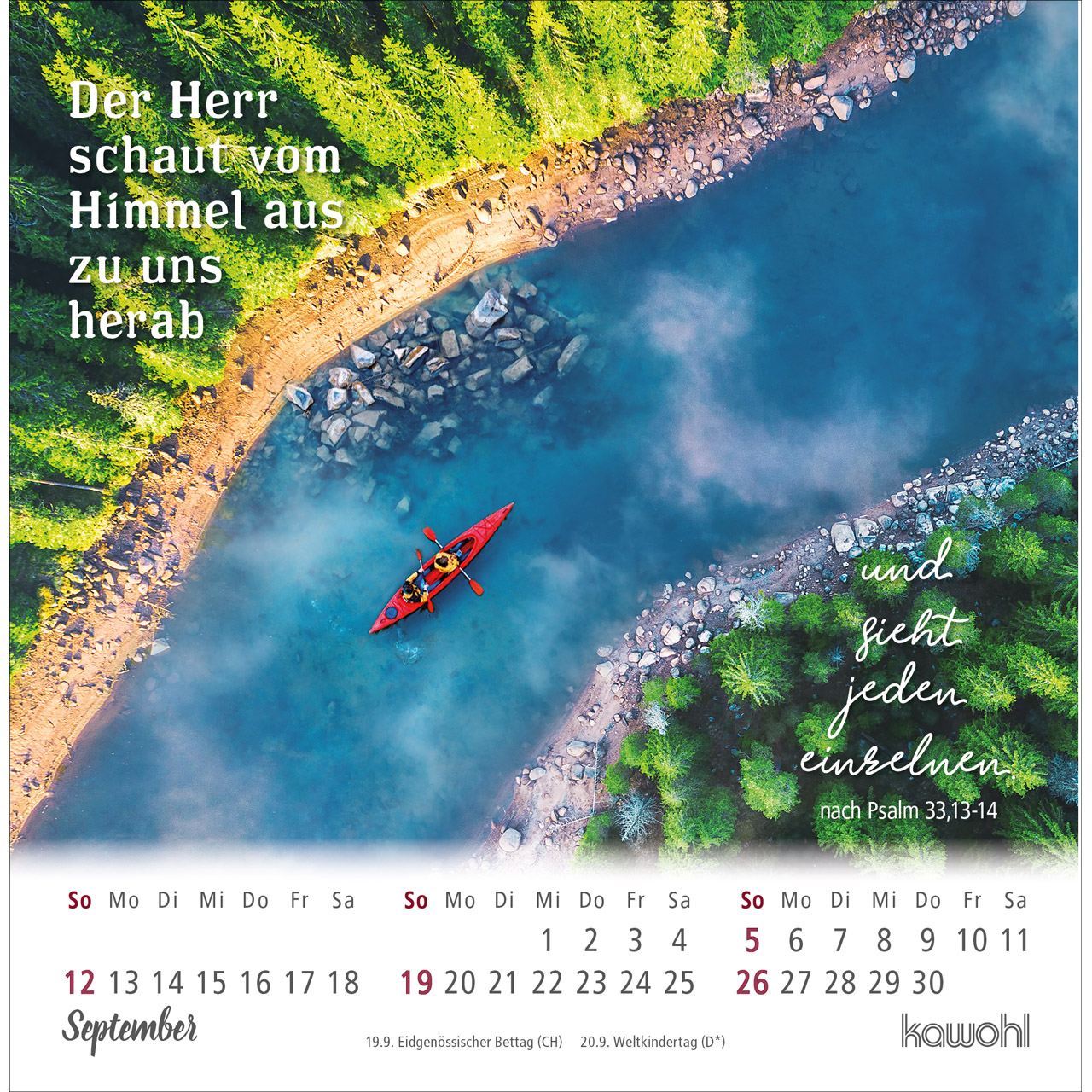 Postkartenkalender - Ankommen & leben 2027