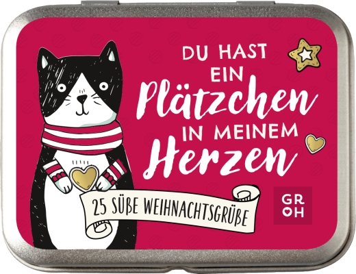 Karten-Box - Du hast ein Plätzchen in meinem Herzen