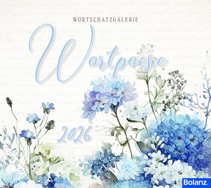 Aufstellkalender - Wortpoesie 2026