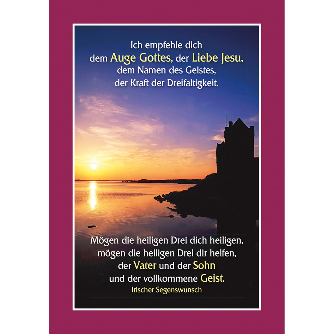 Aufkleberbuch - Segen begleite dich - Fass Wohnwagen