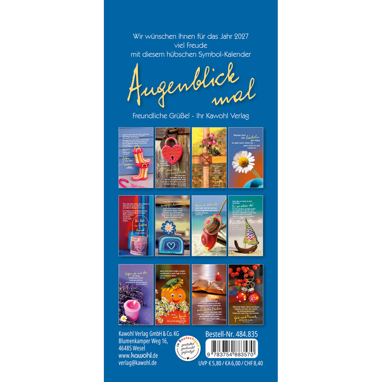 Aufstellkalender - Augenblick mal 2027