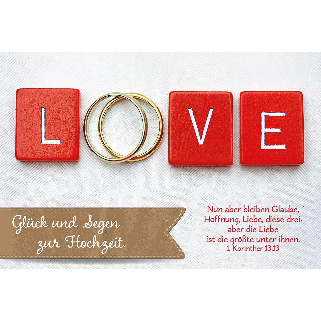Glück und Segen zur Hochzeit