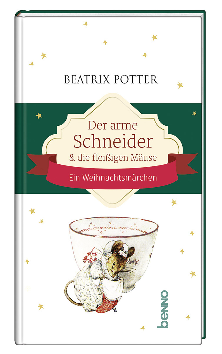 Buch - Der arme Schneider und die fleißigen Mäuse - Maus Tasse Sterne Socke