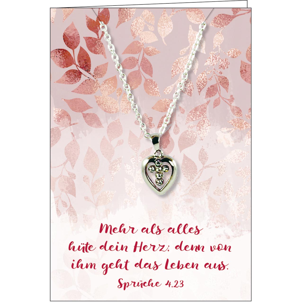 Herz mit Kreuz (Schmuckkette)