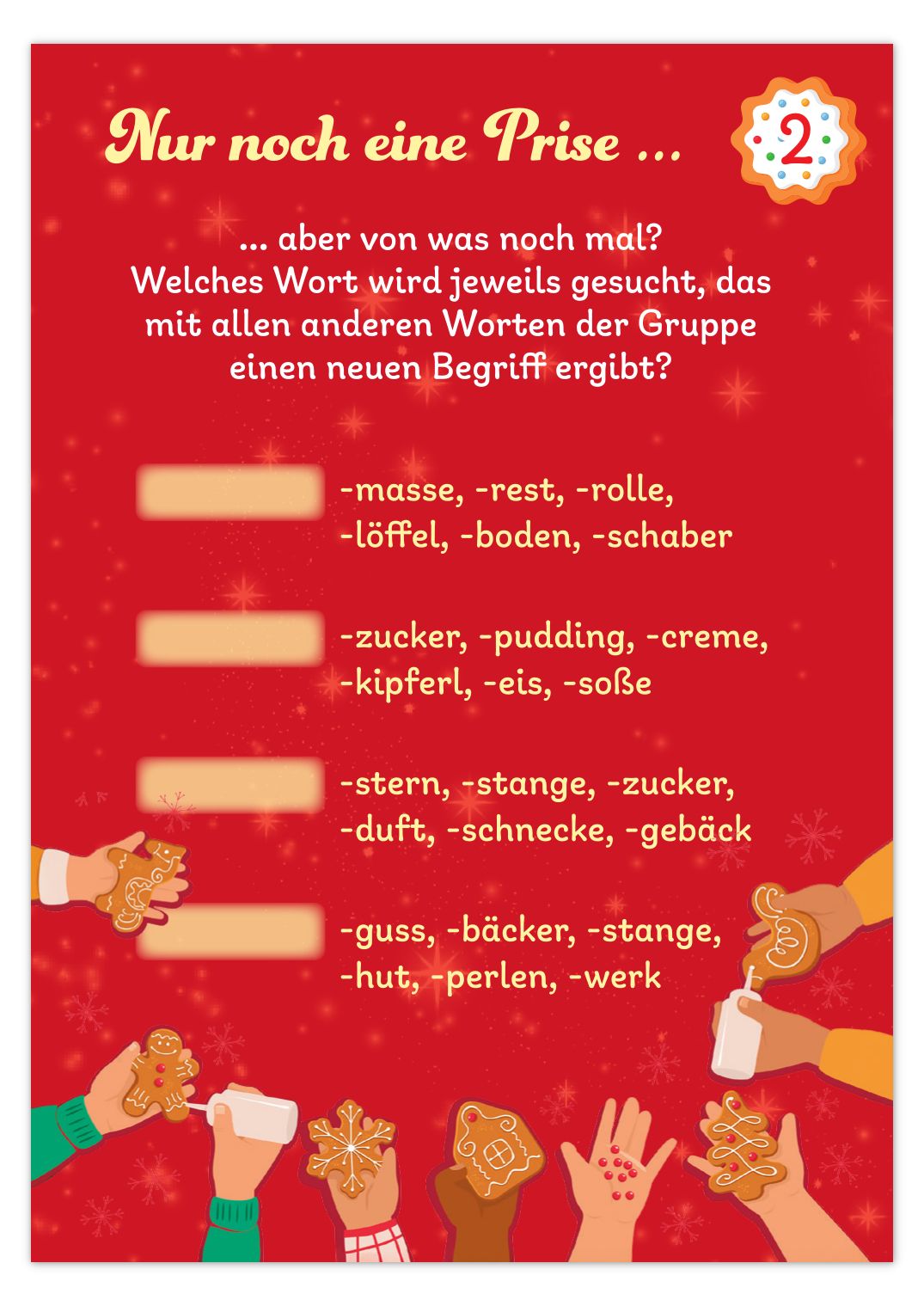 Adventskalender - Rätseladventskalender to go 9