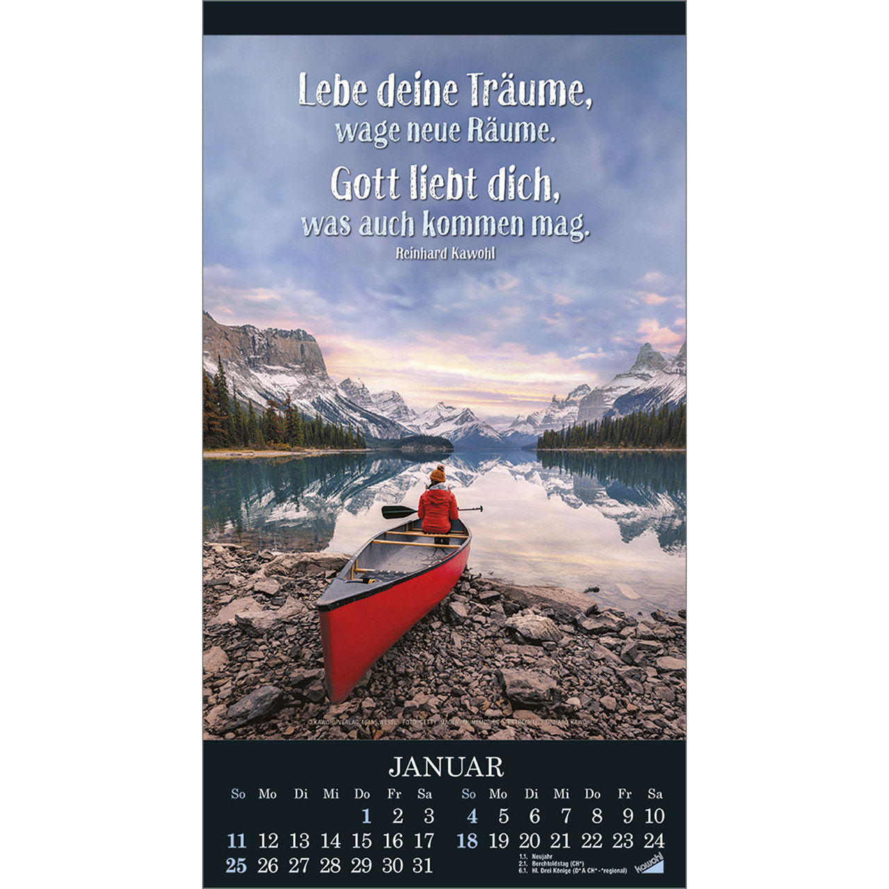 Wandkalender - Die Wunder deiner Werke 2026