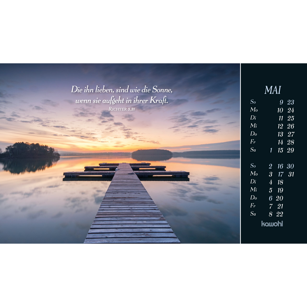 Postkartenkalender - Sehnsucht nach Unendlichkeit 2027