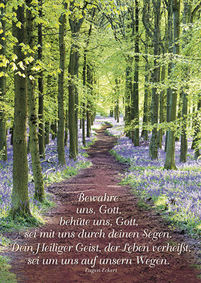 Bewahre uns Gott Poster - Bewahre uns Gott - Waldweg