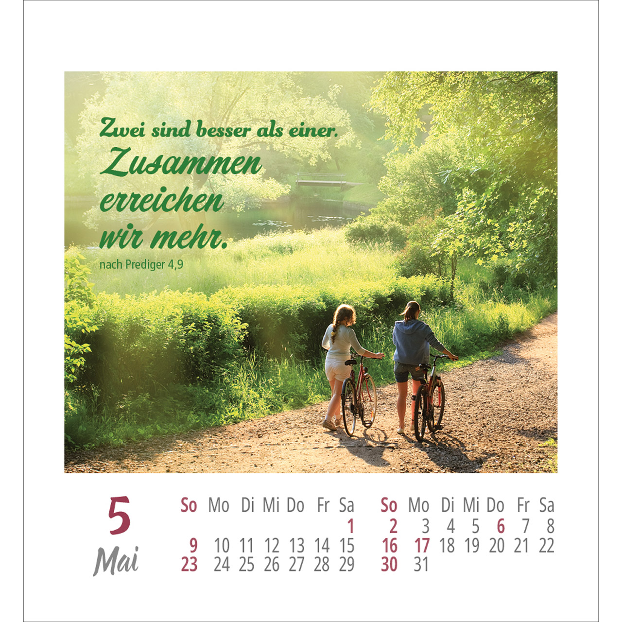 Aufkleberkalender - Frei sein & leben 2027