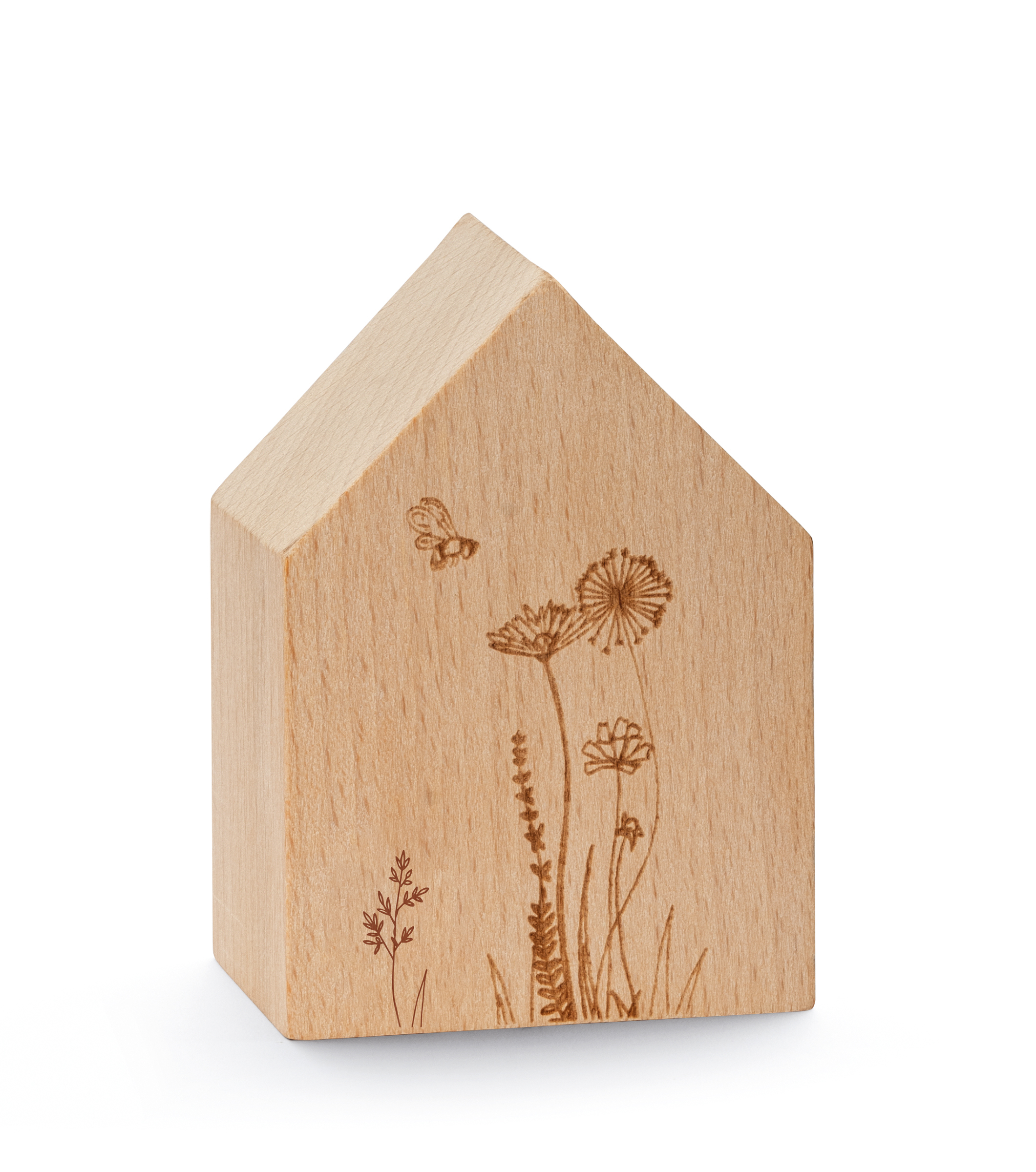 Holzhaus 'Gräser und Blumen' klein