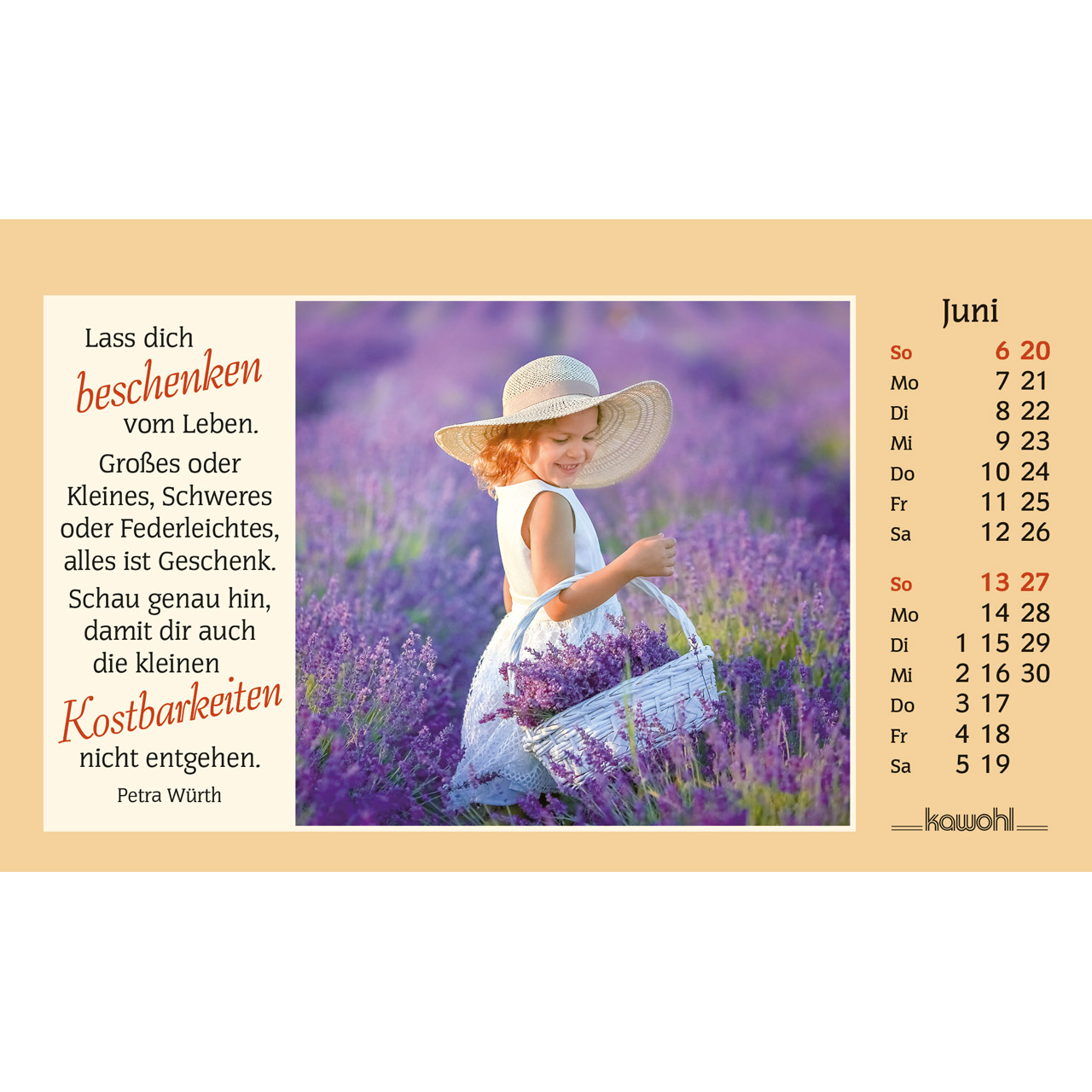 Aufstellkalender - Der kleine Begleiter 2027