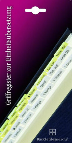 Bibel-Zubehör - Griffregister für Einheitsübersetzung