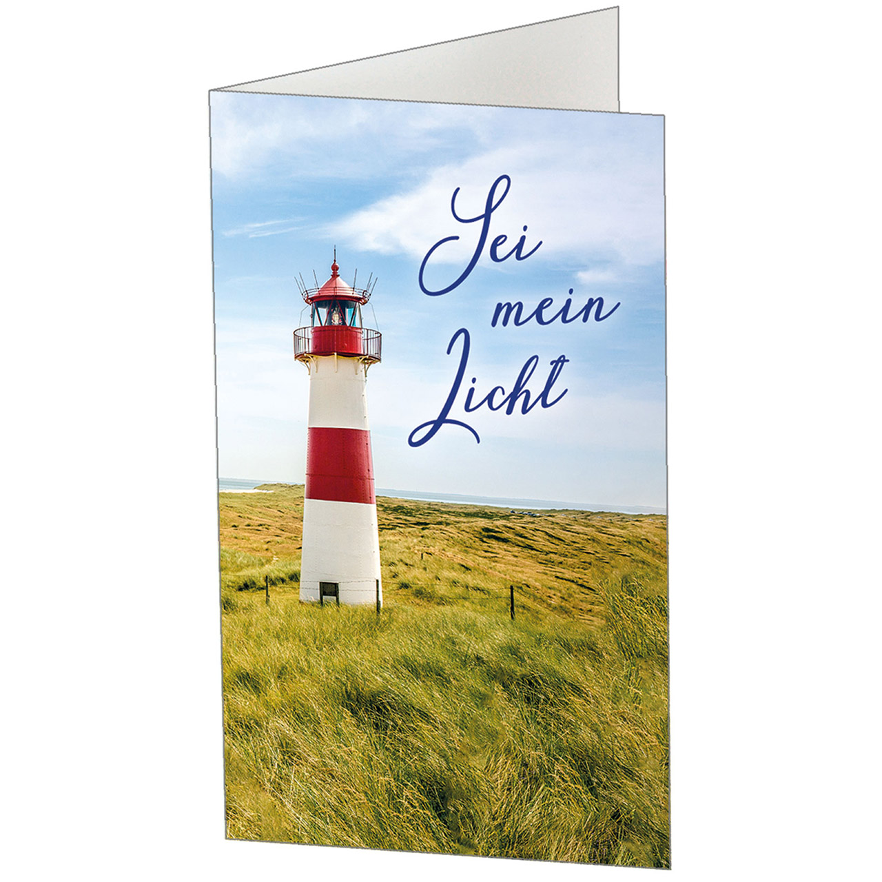 Tasse - Sei mein Licht - Leuchtturm Meer Dünen