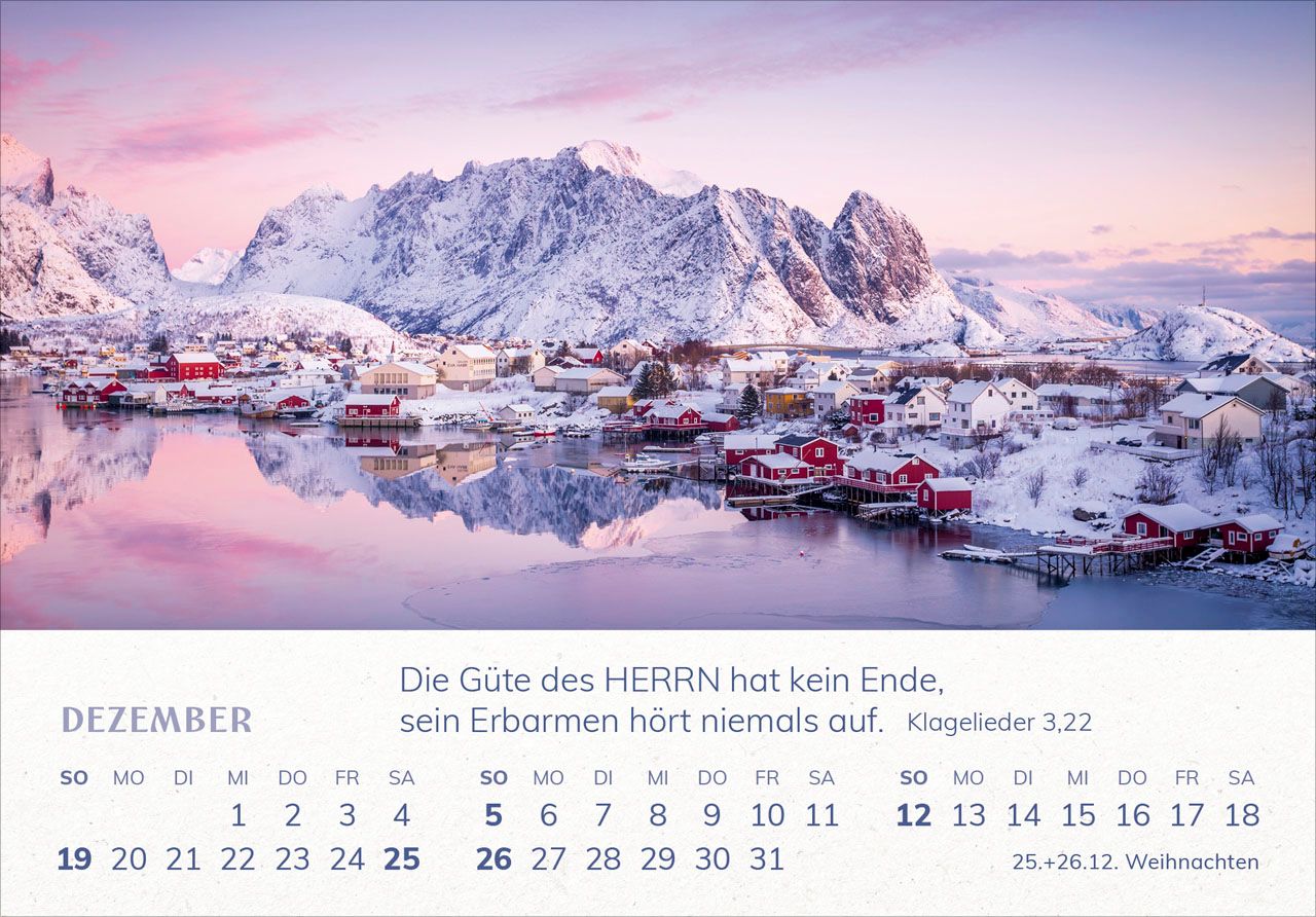 Panoramakalender - Mini-Panorama-Kalender 2027