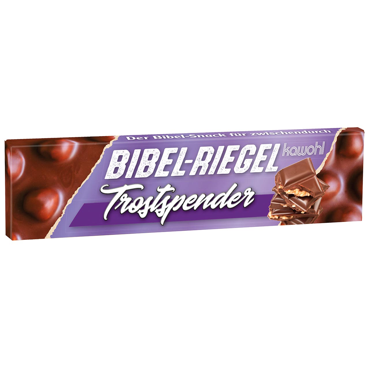 Bibel-Riegel - Trostspender - Schokolade - Nüsse