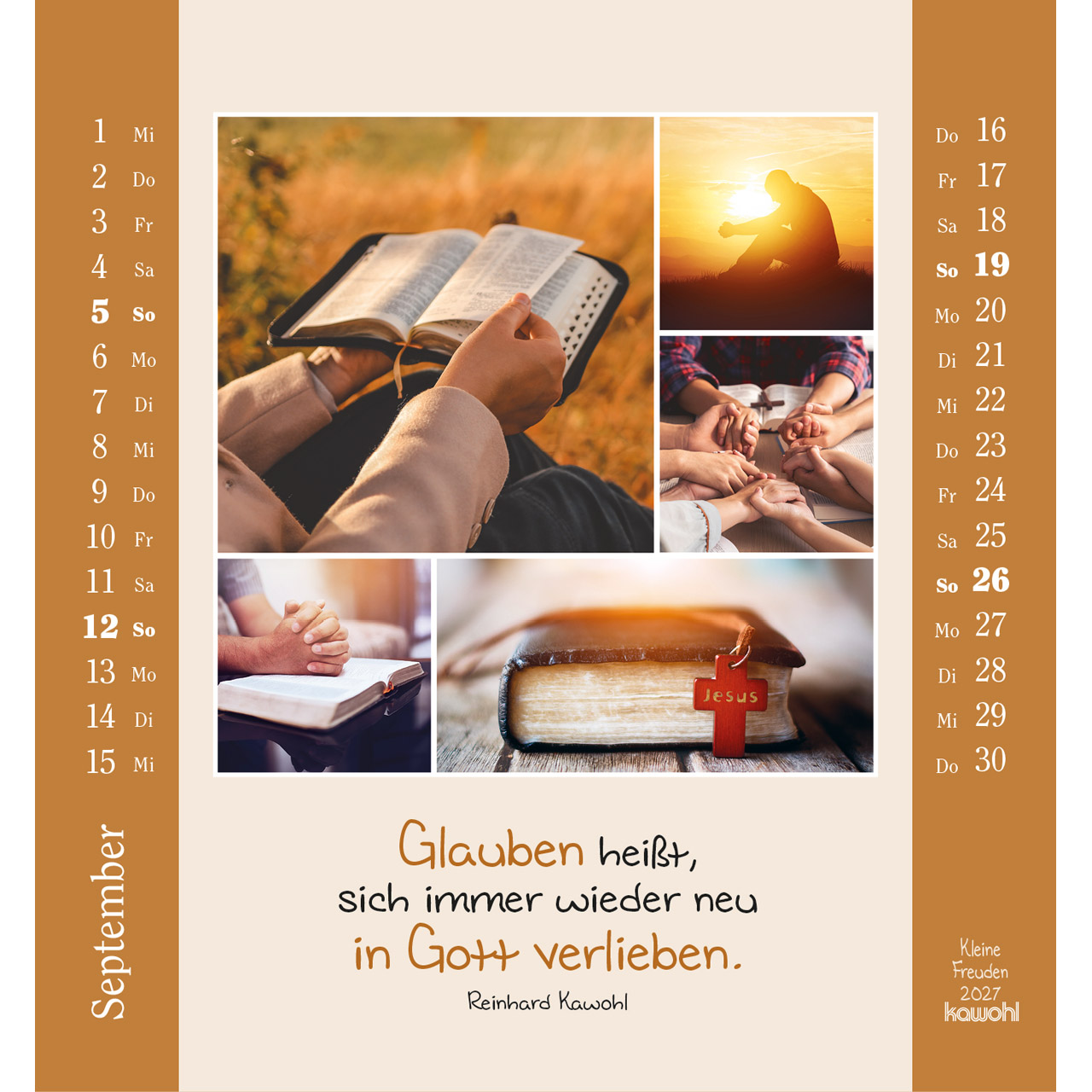 Aufstellkalender - Kleine Freuden 2027