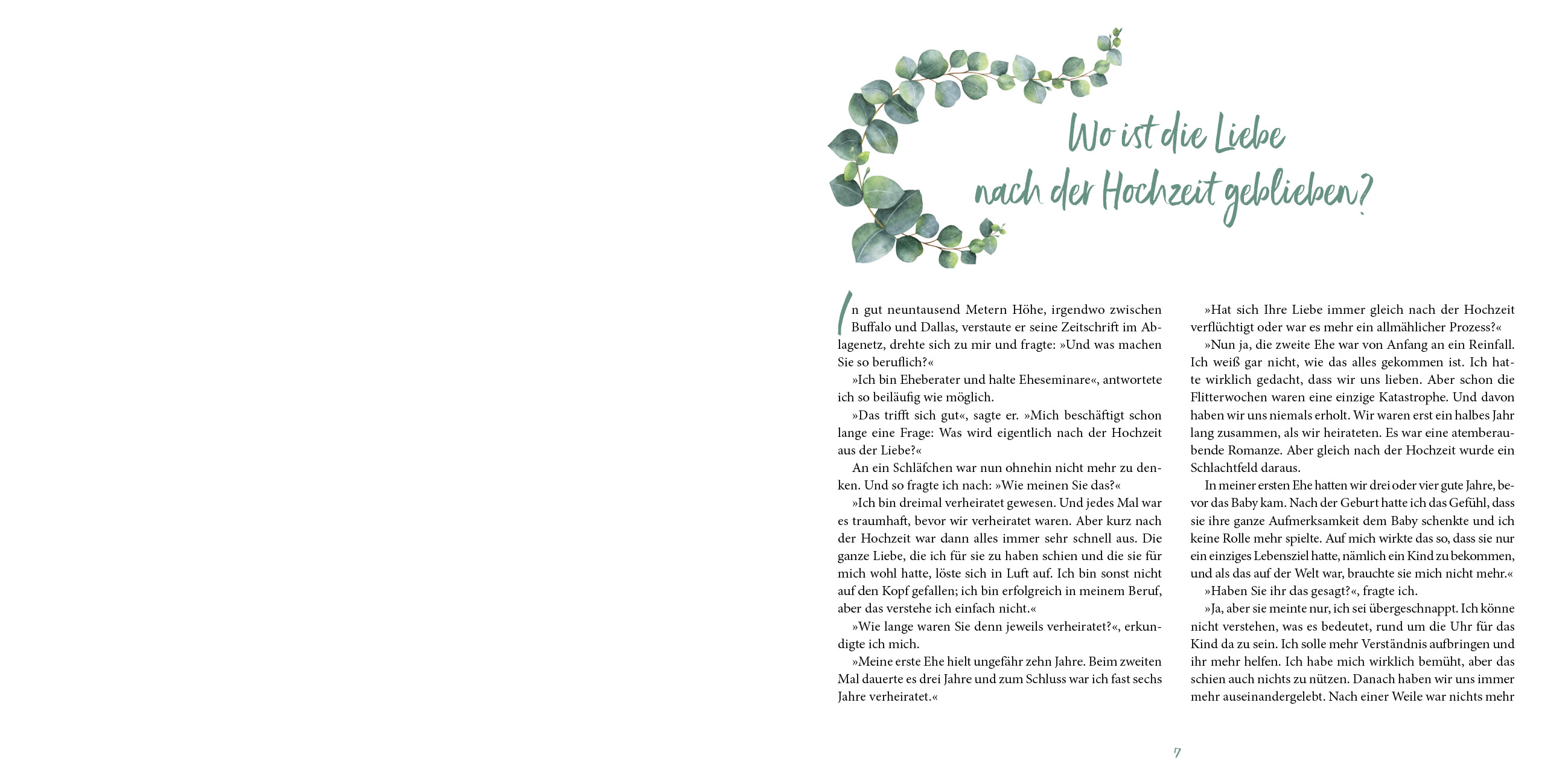 Geschenkbuch - Die 5 Sprachen der Liebe - Blätter
