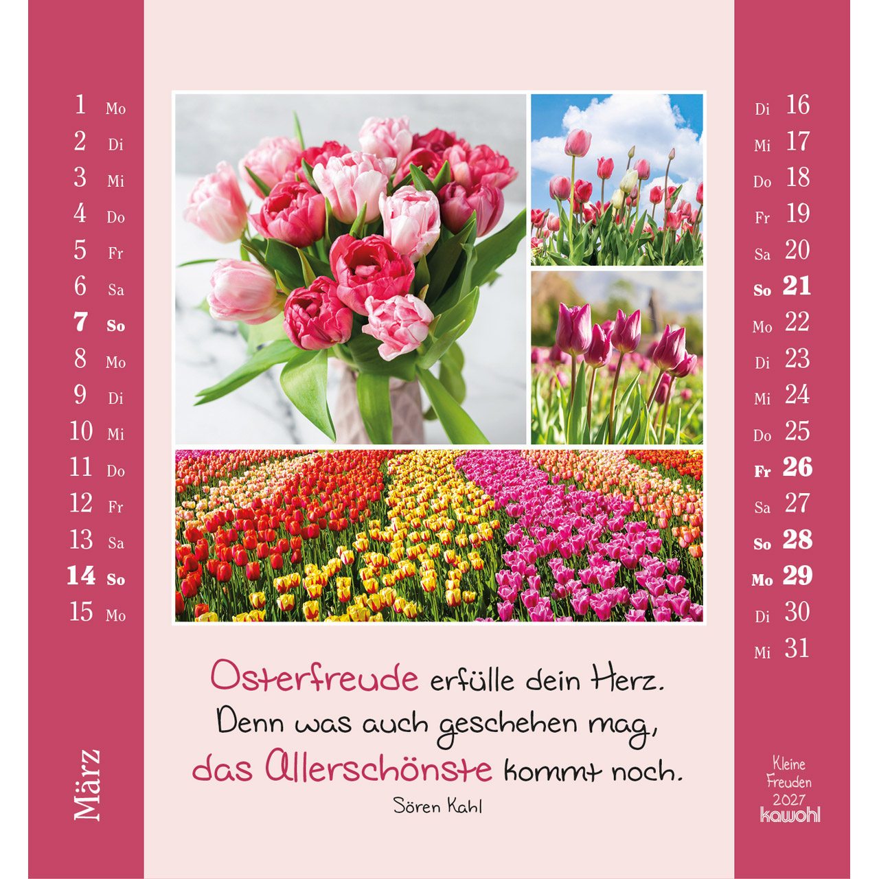 Aufstellkalender - Kleine Freuden 2027