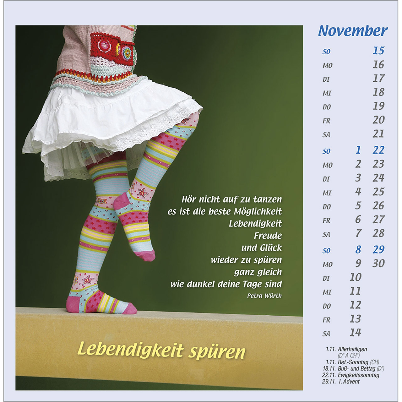 Postkartenkalender - Mit Hand und Fuß 2026